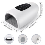 Wireless Electric Hand Massager with Air Compression, Hot Compress for Arthritis and Muscle Relaxation