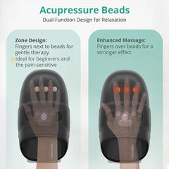 Wireless Electric Hand Massager with Air Compression, Hot Compress for Arthritis and Muscle Relaxation Updated version