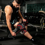 Copper Knee Brace Compression Sleeve - Support for Pain Relief, Injury Recovery, Arthritis, ACL, Meniscus Tears - 1 Pack