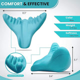 Cervical Spine Massage Pillow - Portable Neck & Shoulder Relaxer for TMJ Pain Relief & Alignment