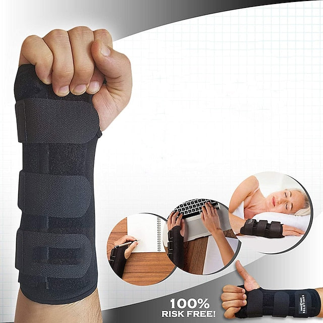 Adjustable Carpal Tunnel Wrist Brace for Night Support & Sleep, Fits Any Hand
