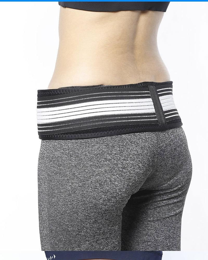 Lumbar Support Back Brace with Pulley System for Lower Back Pain Relief - Large for Men & Women