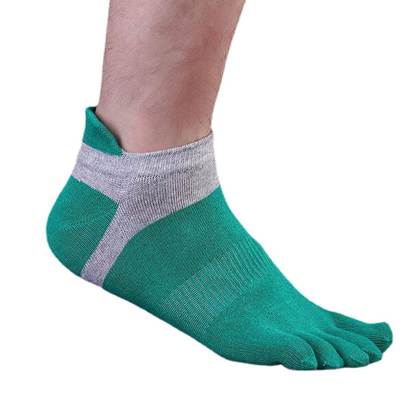 Five Toes Sports Outdoor Anklet Socks - Deodorant, Anti-bacterial, Thick, Comfortable, Casual