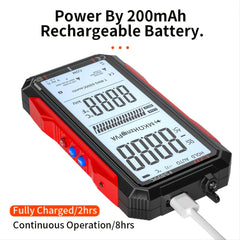 Rechargeable Full Screen 6000 Counts Auto Range Digital Professional Multimeter