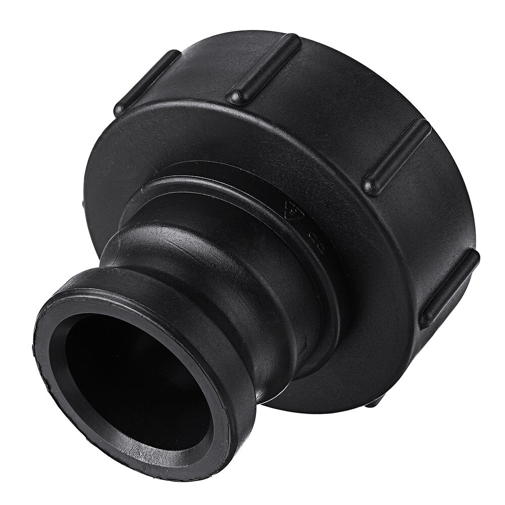 S60*6 Water Tank Adapter Hose Barb Coarse Thread Quick Connect to 2'' Pipe Tap Valve Fitting for Home Garden