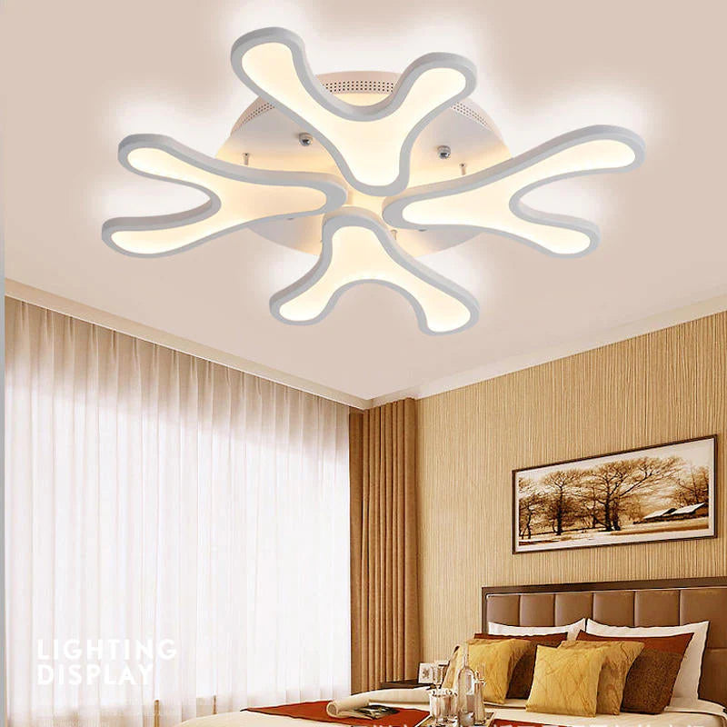 Modern LED Deer Antler Chandelier for Living Room, Dining Room, and Bedroom Ceiling Lighting