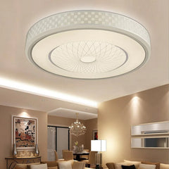 12W 24 LED Bright Round Ceiling Down Light - Modern Luxury Flush Acrylic Lamp