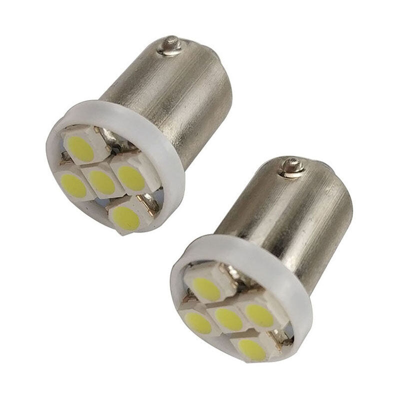 2PCS 2.5W LED Car Dashboard Instrument Bulbs - White Decorative Lights