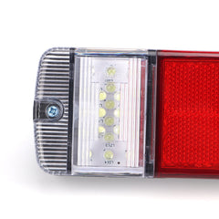 LED Rear Tail Lights for Toyota Land Cruiser - Pair, Red, Universal Fit