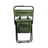 Portable Folding Camping Cooler Chair - Picnic, Fishing, Beach, Hiking, Backpack, Ultralight Seat & Table Stools