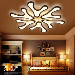 Modern LED Deer Antler Chandelier for Living Room, Dining Room, and Bedroom Ceiling Lighting