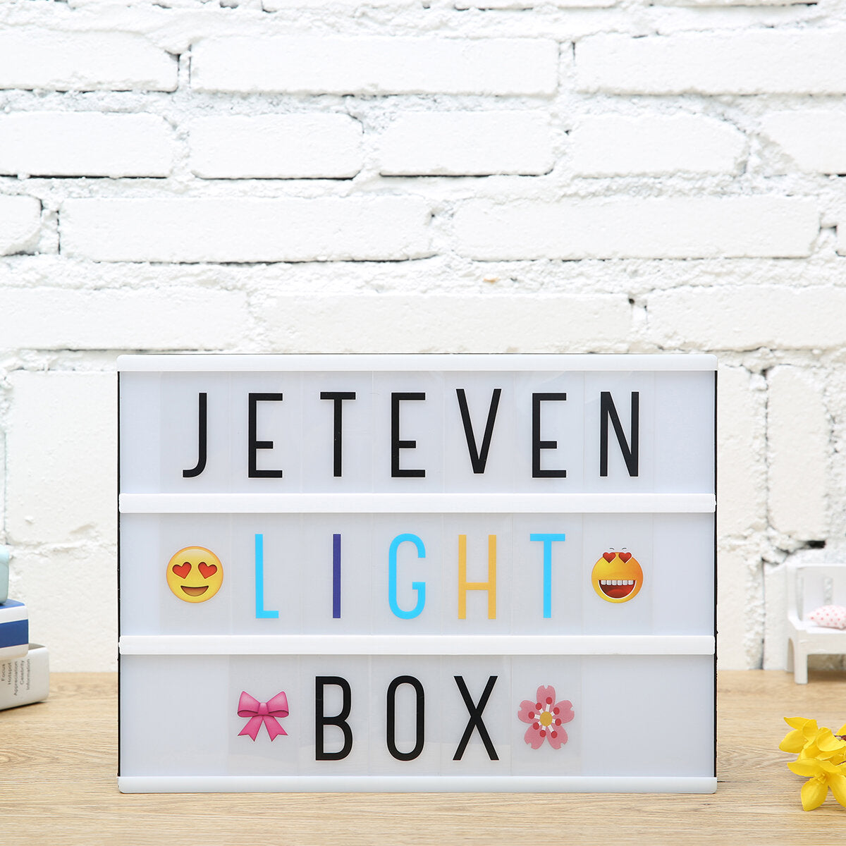 300x300mm Luminous LED Light Box for Home, Wedding Decor, Cinema Signs