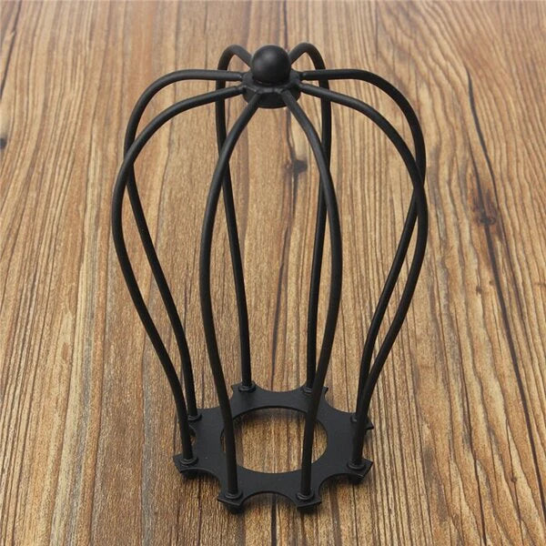 175MM DIY Vintage Pendant Light Bulb Guard Wire Cage Ceiling Hanging Lampshade