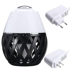 Colorful LED Torch Flame Flicker Night Light Humidifier & Aroma Oil Diffuser Air Purifier