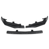 3PCS Front Bumper Lip Body Kit Splitter Cover Trim - Car Exterior Accessory