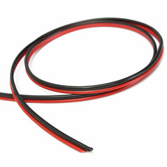 100m 2x0.50mm Audio Cable Loudspeaker Speaker Wire Black/Red HiFi Car Motorcycle