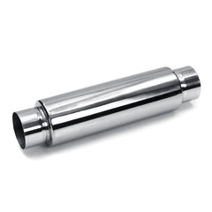 Universal 12" Exhaust Muffler Silencer Glass Pack with 3" Inlet/Outlet