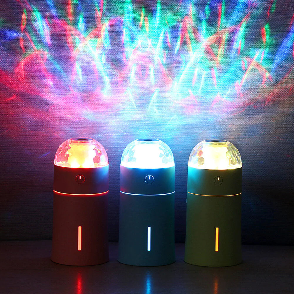 Magic Cup Ultrasonic Humidifier with Colorful LED Atmosphere Lights