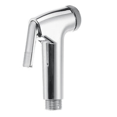 Chrome Toilet Bidet Sprayer Set - Hygienic Shower Head with Hose Nozzle