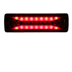 2x 12V 37 LED Flowing Rear Tail Light Turn Signal Brake Reverse Lamp Set