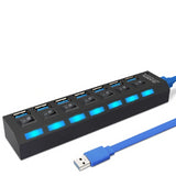 USB Hub 3.0 USB Splitter Multiple Ports