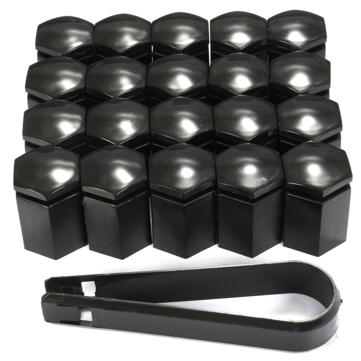 20pcs 17mm Plastic Bolt Caps Nut Covers for Vauxhall Opel Alloy Wheels