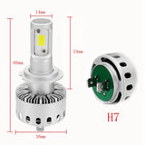 COB LED Car Headlights 60W 11000LM 6500K White Fog Bulbs for Auto and Motorcycle Headlamps