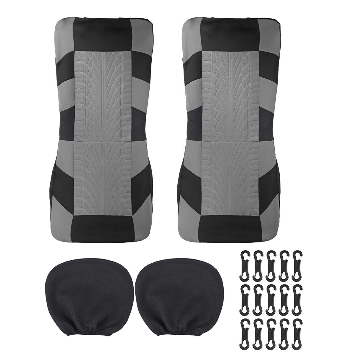 2/4/8PCS Car Seat Covers for Front and Back Rows - Fits 5-Seats in Car, SUV, Truck, Van - Available in 3 Colors