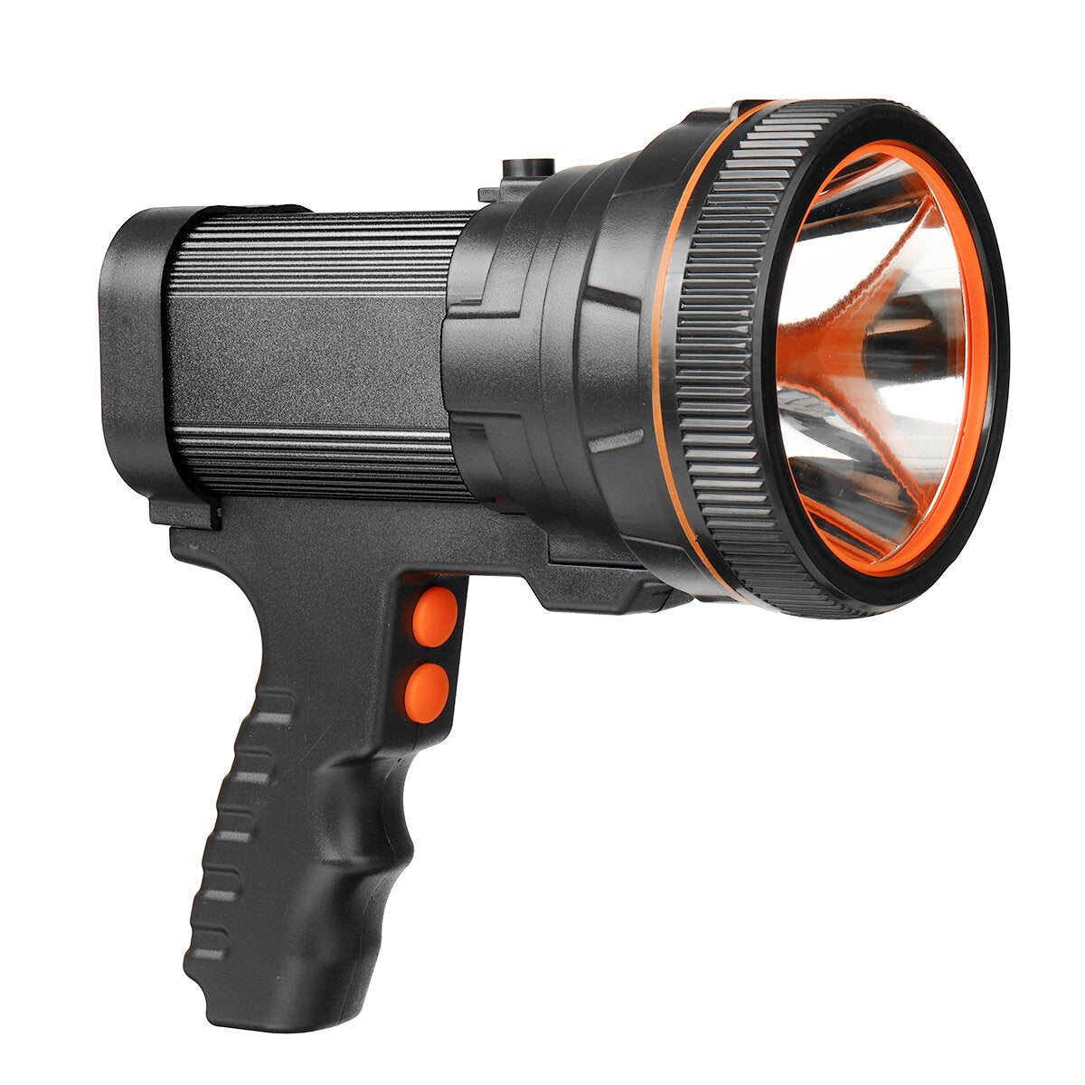 Super Bright Handheld Flashlight Searchlight with Tripod, USB Rechargeable, IPX4 Waterproof