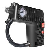 12V Portable Air Tire Inflator Pump with LED Safety Hammer for Motorcycle, Electric Car, and Bike