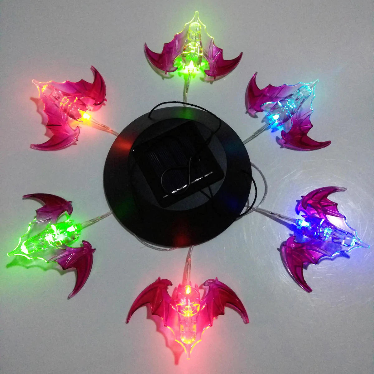 Solar Powered LED Wind Chimes Light - Color Changing Hanging Lamp for Garden and Yard