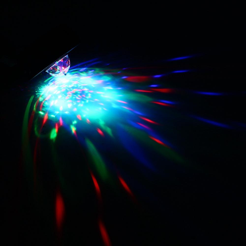 RGB LED Stage Light Strobe Crystal Ball Party Club DJ Disco Atmosphere Light AC90-265V