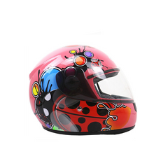 Children's Full Face Motocross Helmet 48-52cm for Ages 3-12 - Kids Motorcycle Safety Headpiece