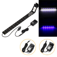 14W 53cm Blue & White LED Adjustable Aquarium Fish Tank Lamp - Super Slim Clip-On Light