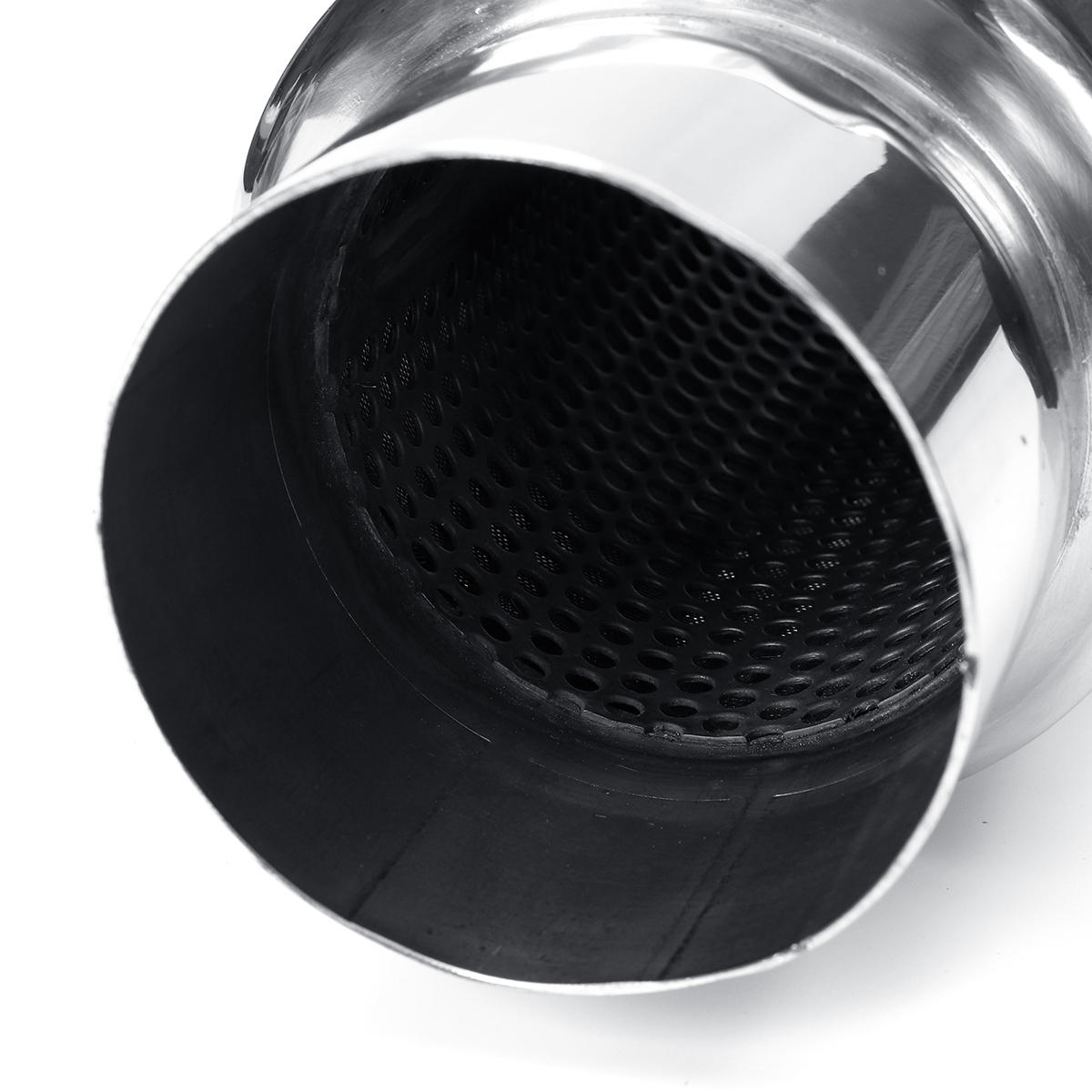 Universal 12" Exhaust Muffler Silencer Glass Pack with 3" Inlet/Outlet