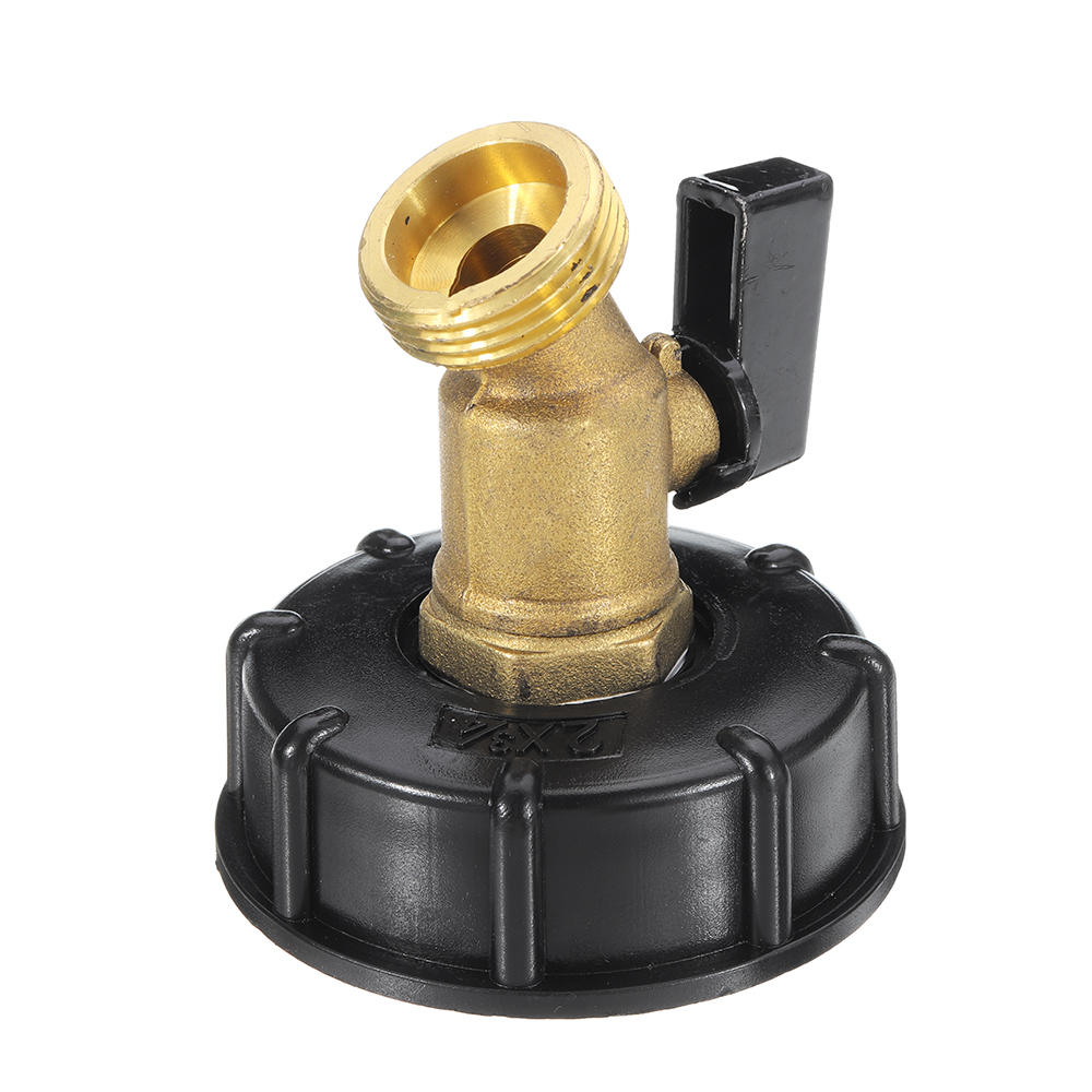 Ton Barrel Water Tank Connector: Garden Tap Hose Barb Thread Faucet Fitting Tool Adapter - Quick Outlet Type