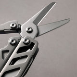 16-in-1 Folding Blade Knife Multi-Tool: Pliers, Screwdrivers, Can Opener for Camping & Outdoor Use