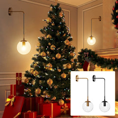 Adjustable LED Wall Mounted Reading Lamp - Bedside Spotlight & Night Light for Christmas Decor