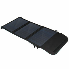 30W 18V Foldable Waterproof Shingled Solar Panel - Portable Monocrystalline Charger for Car, Camping, Phone