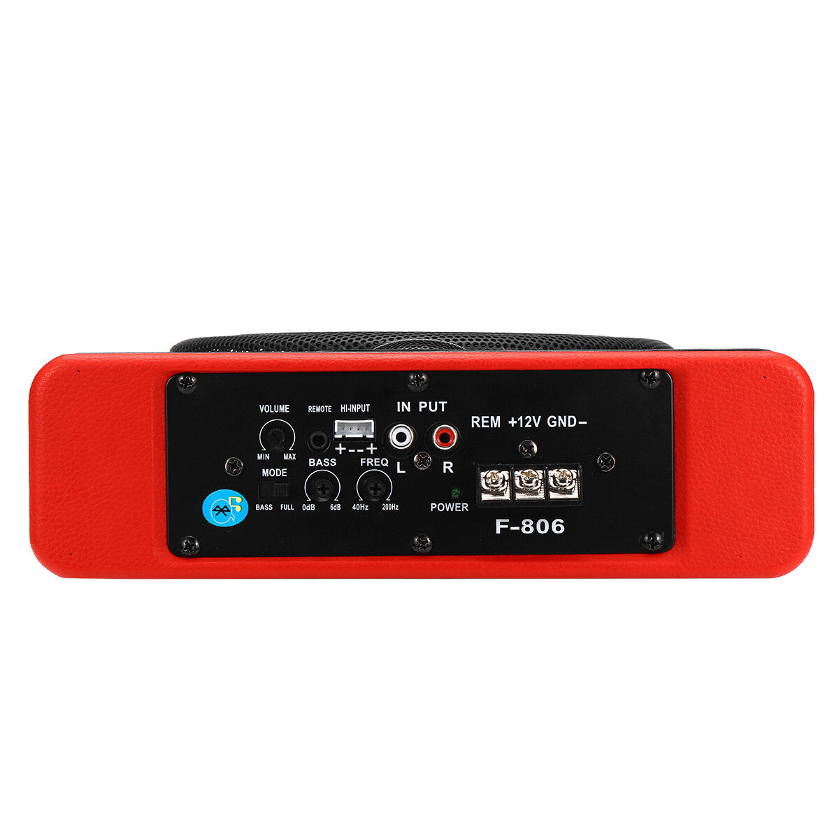 12V 600W 8" Car Amplifier Bluetooth 5.0 Audio Subwoofer Speaker FM Universal