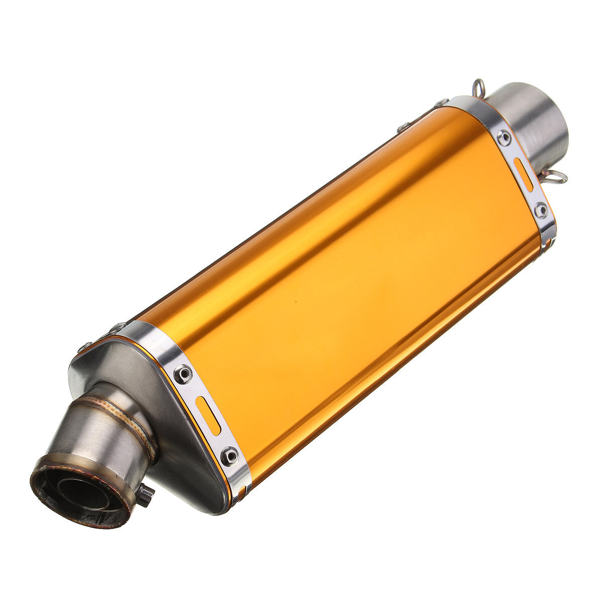 Universal 38-51mm Edelstahl Motorrad Auspuff Schalldämpfer Rohr mit Schalldämpfer