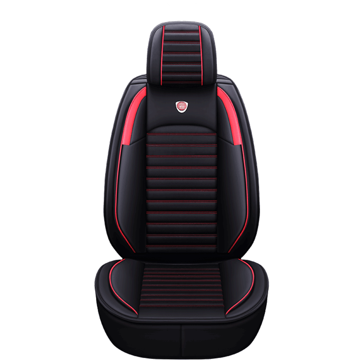 Auto Car Front Seat Cover - PU Leather Cushion Protector for Vehicle, 1 Piece