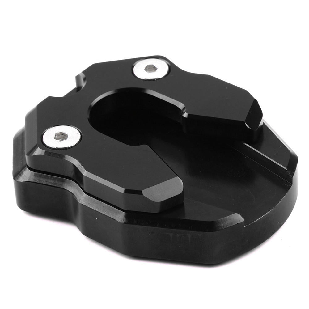 Motorcycle Side Stand Extension Pad - Flat Foot Enlarger Pegs for Stability