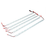 5PCS 50CM SMD5050 Red:Blue 5:1 Grow Plant LED Strip Light with Connector for Greenhouse DC12V