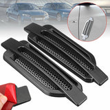 Pair Black Car Side Air Flow Fender Stickers Intake Vent Grille Cover Decor