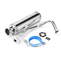 High-Performance Stainless Steel Scooter Exhaust Muffler 88x300mm
