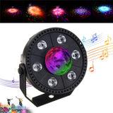 RGB LED Stage Light Strobe Crystal Ball Party Club DJ Disco Atmosphere Light AC90-265V