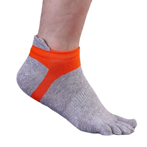 Five Toes Sports Outdoor Anklet Socks - Deodorant, Anti-bacterial, Thick, Comfortable, Casual