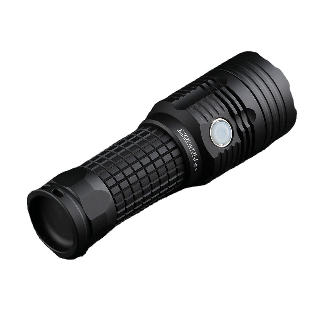 High CRI 26650/26800 Type-C Rechargeable LED Flashlight, 6800mAh, Long Battery Life, Aluminum Alloy, Strong Light Torch