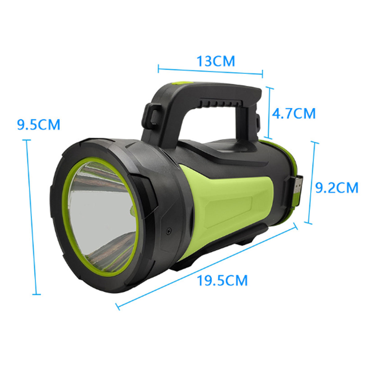 2000lm 1000m Super Bright LED Work Light Spotlight for Hunting and Emergency